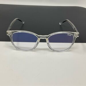 QUAY AUSTRALIA BLUEPRINT CLEAR BLUE LIGHT GLASSES